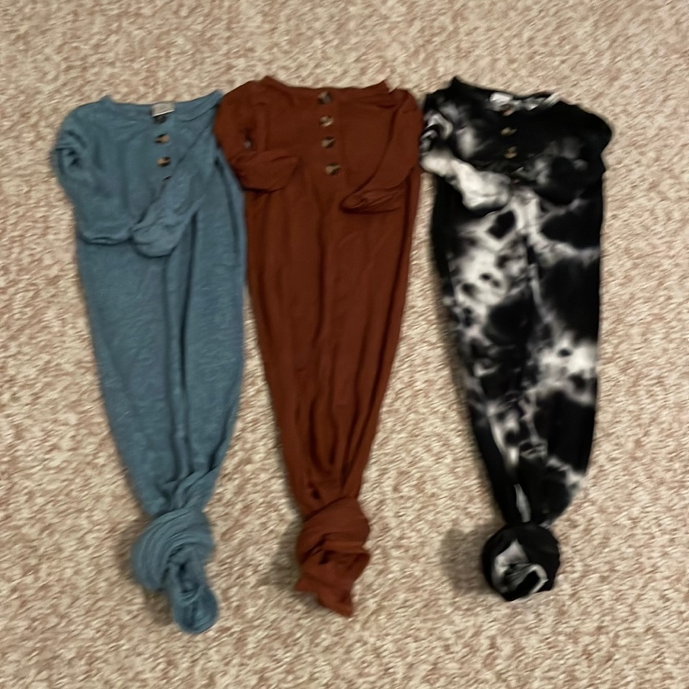 Lou Lou & Company knotted gowns